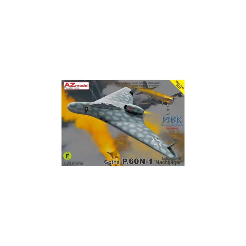 Gotha P.60N-1 "Nachtjäger" - Luftwaffe 46 Schaalmodel Op = Op