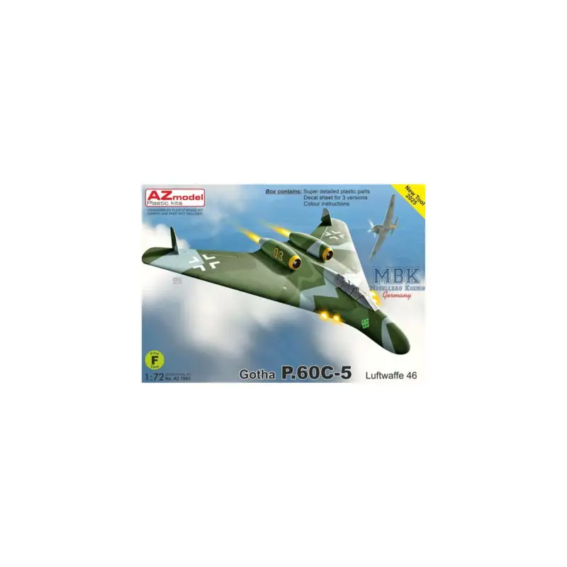 Veilige Betaling Gotha P.60C-5 - Luftwaffe 46 Schaalmodel