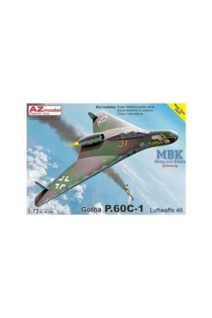 Weekendaanbieding Gotha P.60C-1 - Luftwaffe 46 Schaalmodel