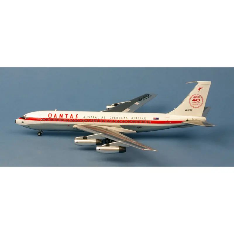 Uitverkoop Qantas Boeing 707-138 VH-EBC Miniatuur