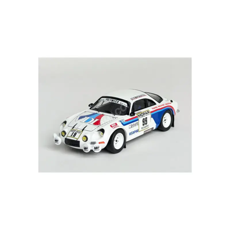 Bestseller Renault alpine a110 99 bernard delesalle/yannick annaud manx rally 1979 Miniatuur