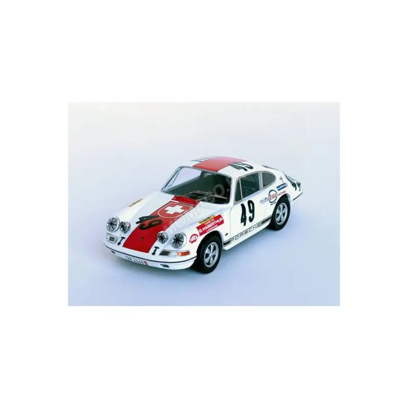 Bestseller Porsche 911 49 claude haldi/jean cheneviere 24 hours spa francorchamps 1969 2nd Miniatuur