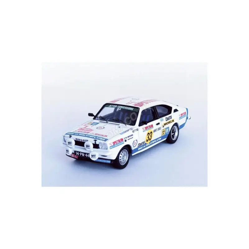 Opel kadett gt/e 33 rob slotemaker/andre jetten monte-carlo rally 1978 Miniatuur Veilige Betaling