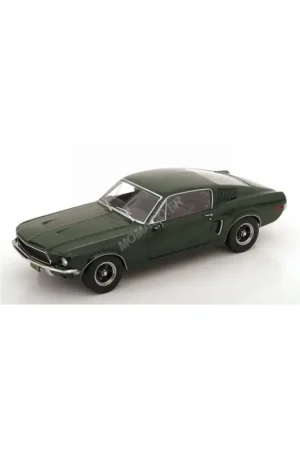 Ford mustang gt fastback 1968 dark green Miniatuur Veilige Betaling