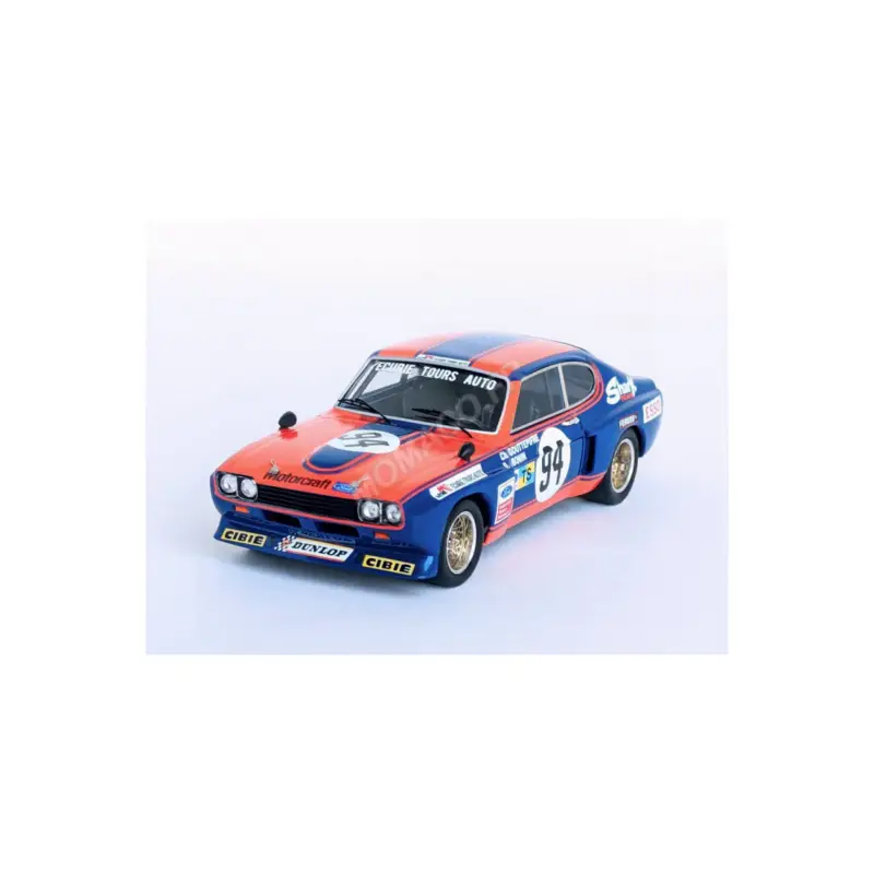 Ford capri 2600 rs 94 christian gouttepiffre/jean-pierre bodin 24h of le mans 1975 Miniatuur Exclusieve Aanbieding