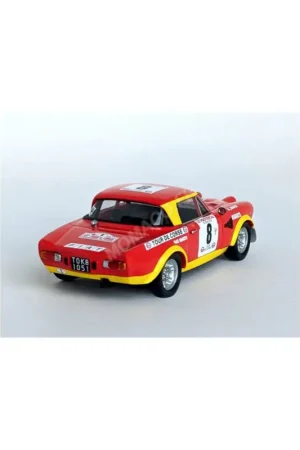 Fabrieksprijs Fiat 124 abarth 8 bernard darniche/alain mahe rallye tour de corse 1974 Miniatuur