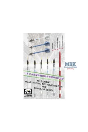 Air combat maneuvering instrumentation +AIM-9L/M Schaalmodel Laatste Versie
