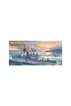 Lage Prijs HMS Sheffield Type 42 Guided Missile Destroyer Schaalmodel