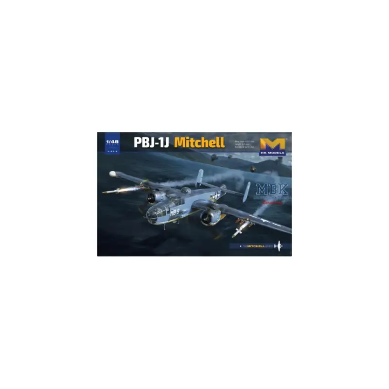 Op = Op North-American PBJ-1J Mitchell (Limited Edition) Schaalmodel