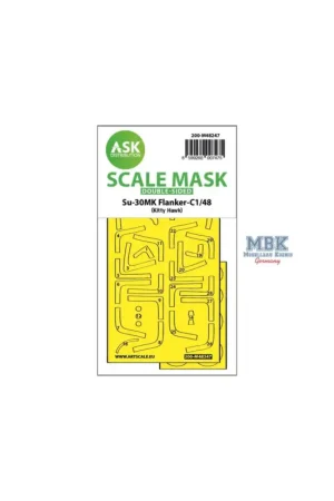 Decal Su-30MK Flanker-C double-sided express fit mask Flitsaanbieding