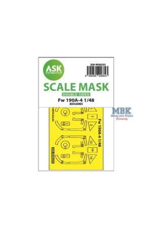 Decal Fw 190A-4 double-sided express fit mask Tijdelijk Beschikbaar