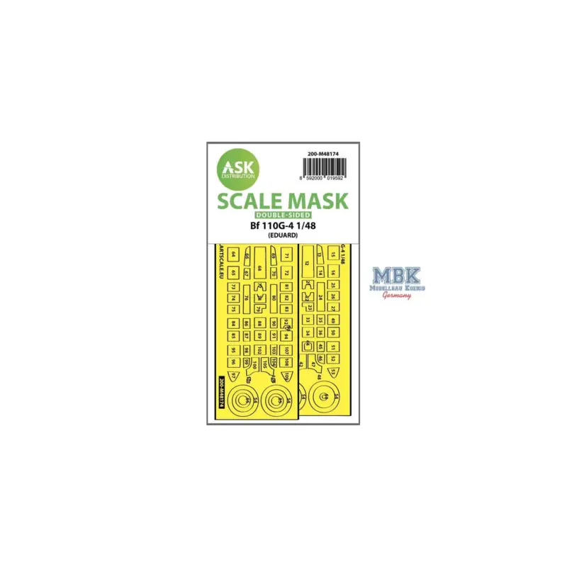 Decal Me 110G-4 double-sided express fit mask Snelle Levering