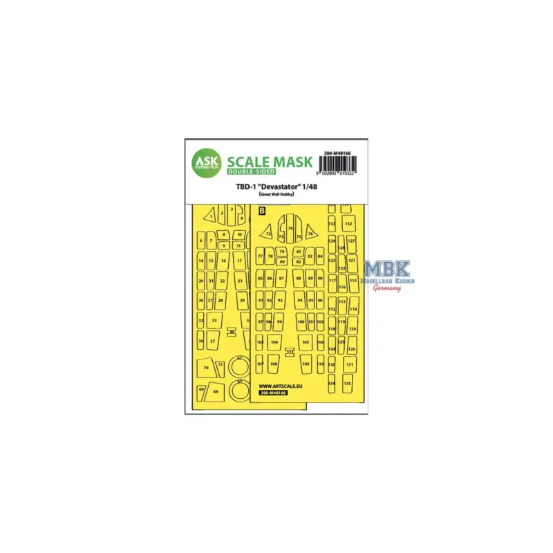 Aanbieding Decal TBD-1 Devastator double-sided fit express mask