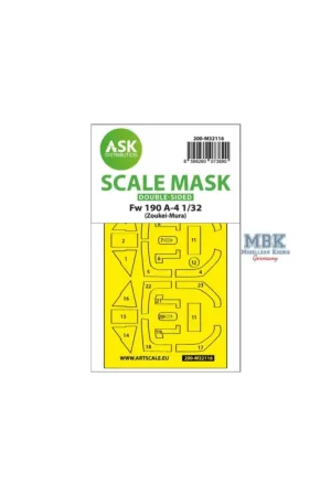 Decal Fw 190A-4 double-sided express fit mask Premium