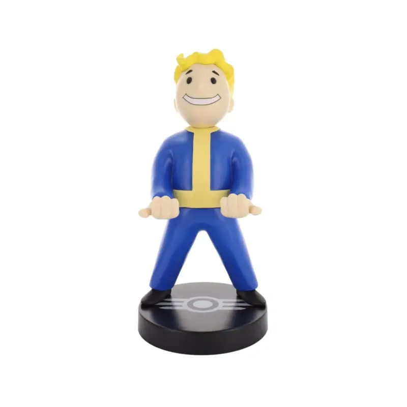 Rechtstreeks Van De Fabrikant Fallout - Vault Boy Cable Guys Controller Stand and Phone Holder 9"