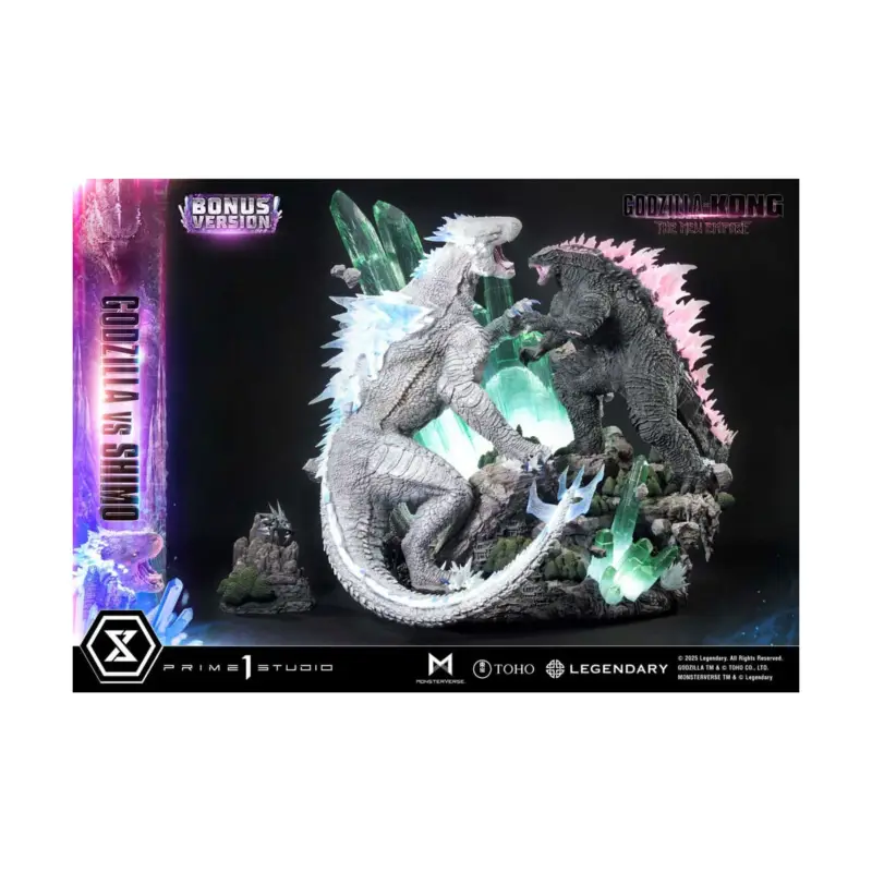 Godzilla x Kong: The New Empire - Ultimate Diorama Masterline Series Godzilla vs Shimo Bonus Version 86 cm statuette Alleen Vandaag
