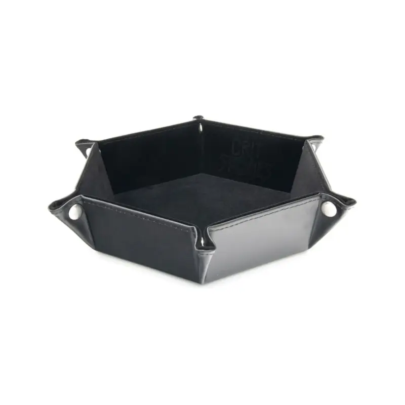 Gratis Retour CritStones - Black Folding Dice Tray