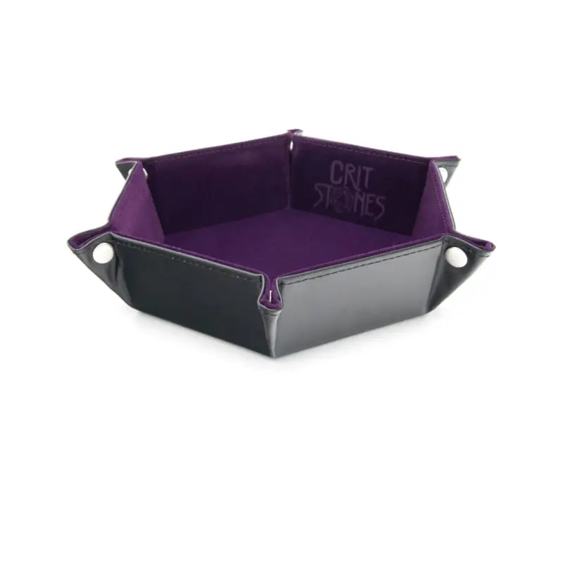 CritStones - Purple Folding Dice Tray Nu Kopen