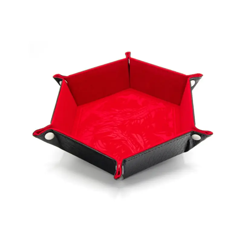 Bestel Nu CritStones - Dragon Skin Edition Red Folding Dice Tray