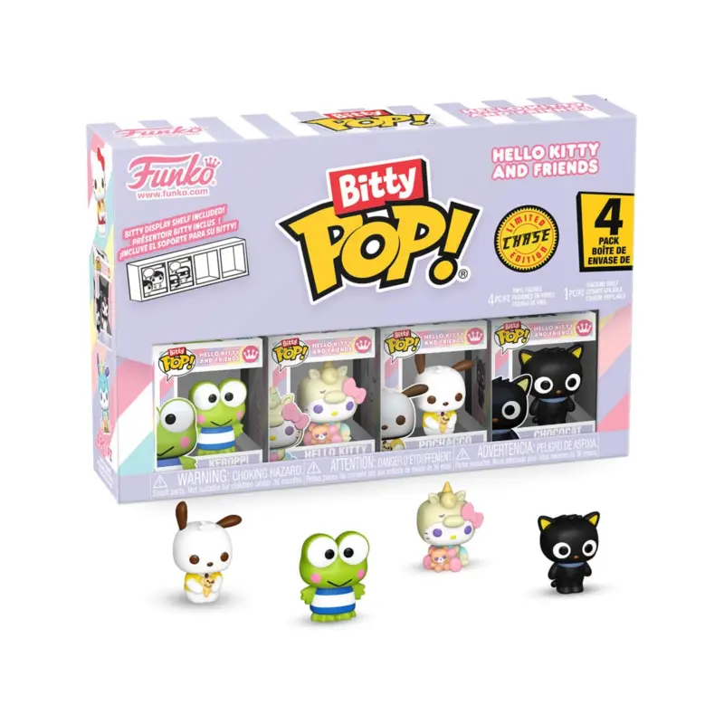 Hello Kitty and Friends - pack of 4 Bitty POP figures! Vinyl Series 2 2cm Tijdelijk Beschikbaar
