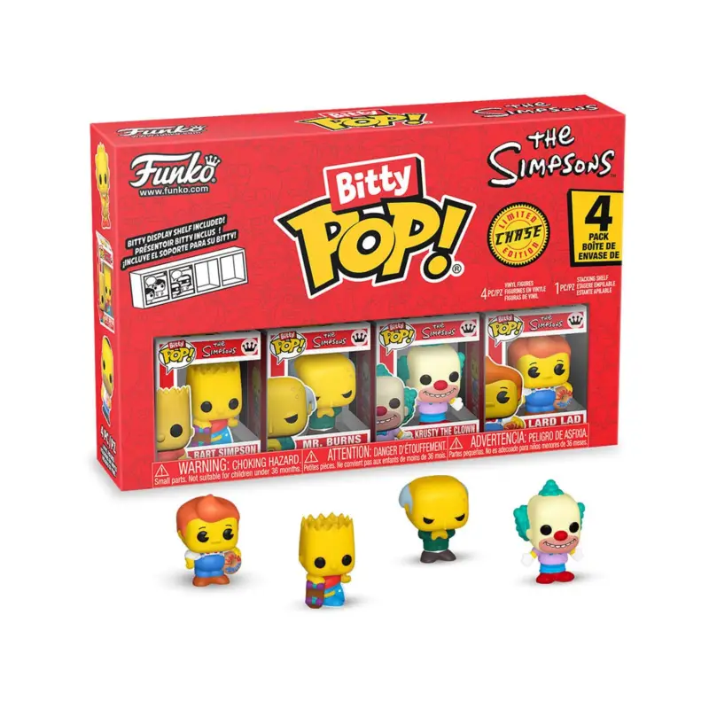 The Simpsons - pack of 4 Bitty POP figures! Vinyl Series 1 2 cm Beste Prijs