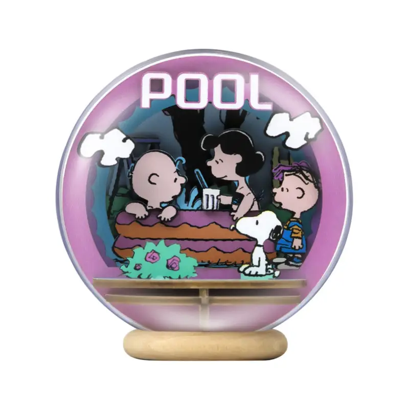 Aanbieding Peanuts Puremind model Wooden Theater Globe Cool Pool