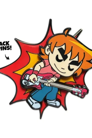 Favoriet Scott Pilgrim pin Scott Playing Guitar 5 cm