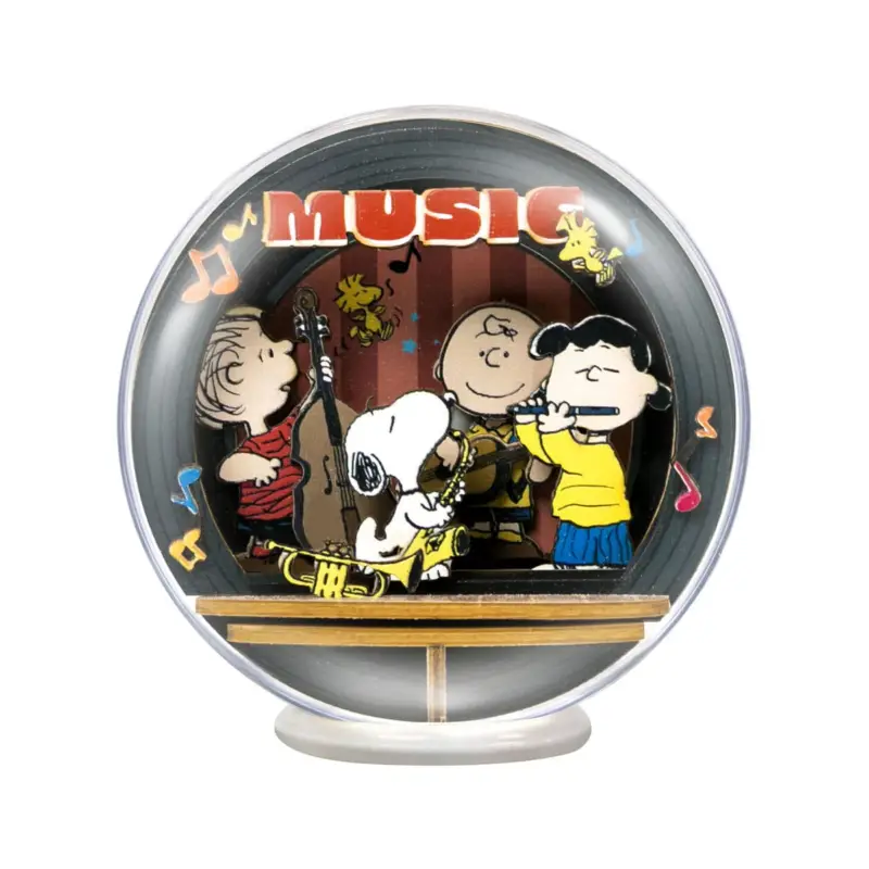 Gereduceerde Prijs Peanuts Puremind model The globe Wooden Theater Globe Night of Music