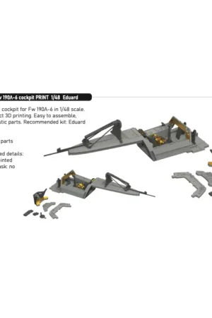 Op = Op Focke-Wulf Fw-190A-6 cockpit PRINT (designed to be used with Eduard kits)