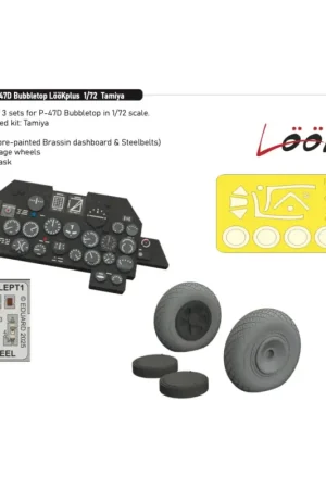 Republic P-47D Thunderbolt Bubbletop LööKplus 1/72 (designed to be used with Tamiya kits) Koop Online