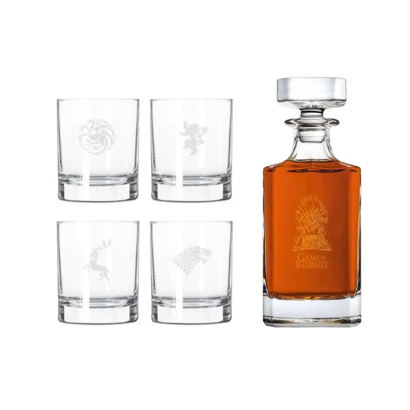 Meest Verkocht GAME OF THRONES - Set of 4 engraved whiskey glasses