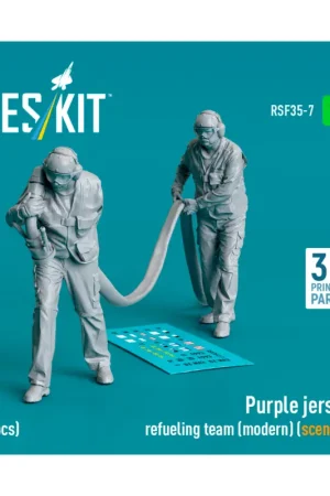 Purple jersey refueling team (modern) (scene 1) (2 pcs) (3D Printed) Figuren Alleen Vandaag