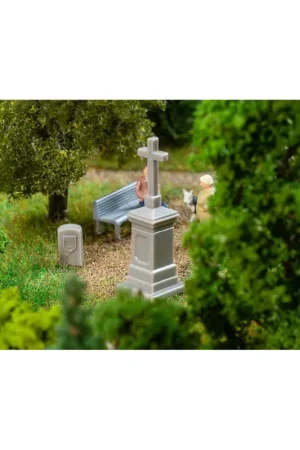 Field cross and boundary stone Koop Vandaag