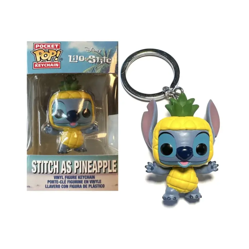 Bestseller DISNEY - Lilo & Stitch - Pocket Pop Keychain - Stitch Pineapple Pop figur