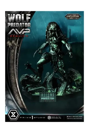 Merkproduct Alien vs. Predator - Real Elite Masterline Series 1/3 Requiem Wolf Predator Deluxe Bonus Ver. 95cm