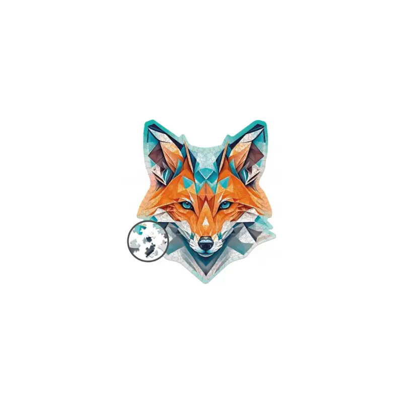 Wooden Puzzle – Fox – 500 pcs (25 unique pcs) Puzzel Flitsaanbieding