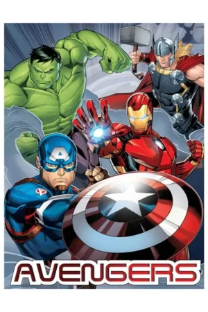 MARVEL - Flannel Blanket 110x150cm - Avengers Meest Verkocht