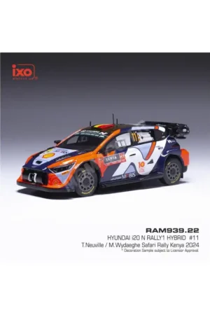 Hyundai i20 n rally 1 hybrid 11 thierry neuville/martijn wydaeghe rally safari 2024 Flitsaanbieding