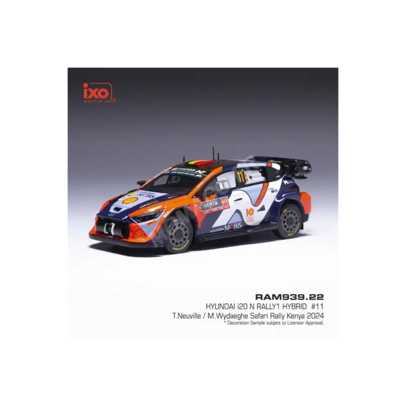 Hyundai i20 n rally 1 hybrid 11 thierry neuville/martijn wydaeghe rally safari 2024 Flitsaanbieding