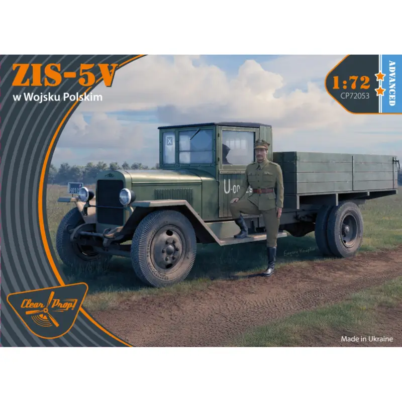 Populair ZiS-5V 'W Wojsku Polskim' Advanced kit Schaalmodel
