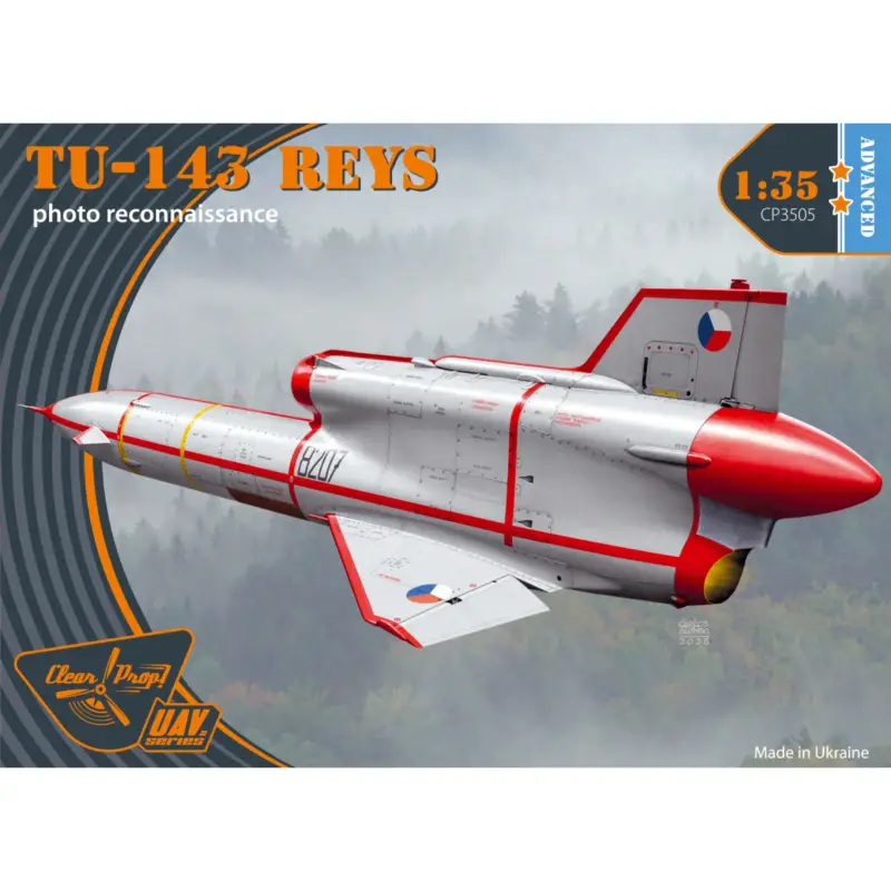 Goedkoop Tu-143 Reys photo reconnaissance Advanced kit Schaalmodel