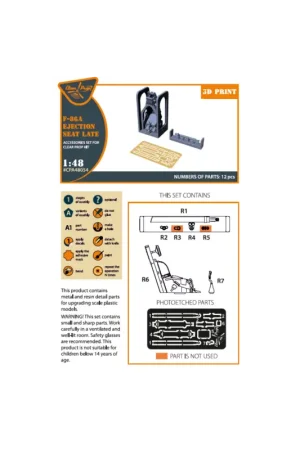 Superprijs F-86A Ejection seat late for CP kits