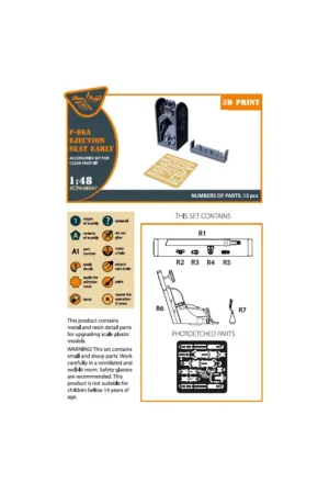 Favoriet North-America F-86A Ejection seat early for CP kits