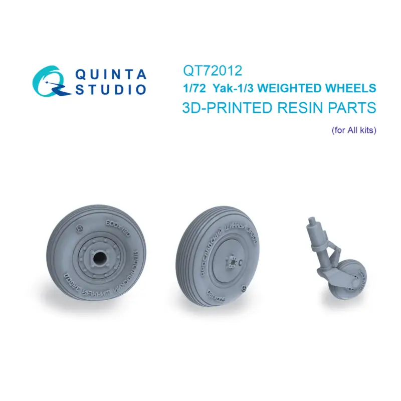 Yakovlev Yak-1/Yak-3 Weighted wheels (Zvezda) Actieprijs