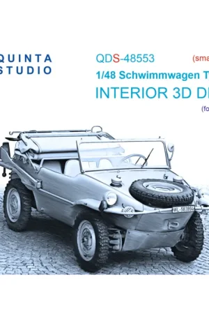 Shop Nu Schwimmwagen type 166 3D-Printed & colored Interior on decal paper (Tamiya) (small version)