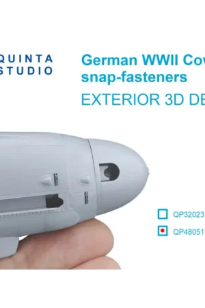 Decal German WWII Cowling Snap-Fasteners (All kits) Favoriet