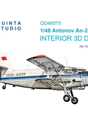 Antonov An-2 Colt 3D-Printed & colored Interior on decal paper (HobbyBoss) Premium