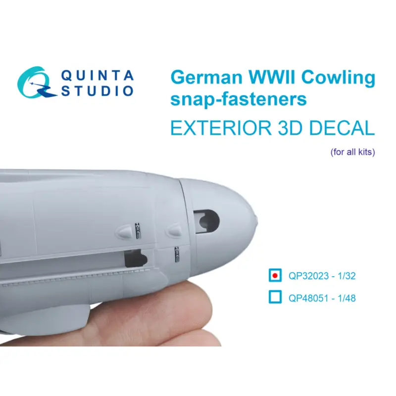 Bestel Nu Decal German WWII Cowling Snap-Fasteners (All kits)