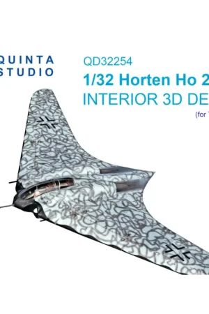 Horten Ho 229B 3D-Printed & colored Interior on decal paper (Takom) Rechtstreeks Van De Fabrikant