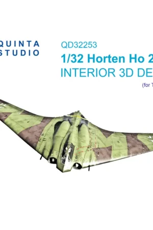 Flitsaanbieding Horten Ho-229A 3D-Printed & colored Interior on decal paper (Takom)